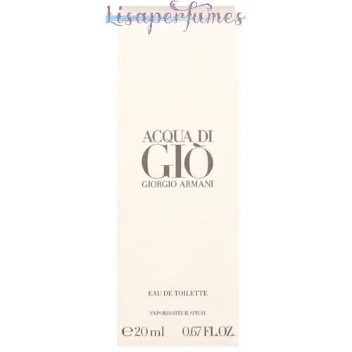 Acqua Di Gio by Giorgio Armani for Men 0.67oz Eau De Toilette Spray NIB
